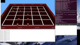 e-Puck navigating a grid with unknown obstacles using Idempotent Planning Protocol