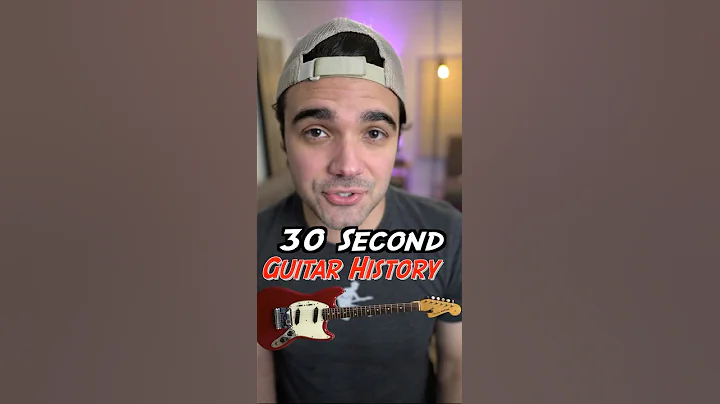 FENDER MUSTANG - 30 Second Guitar History #fender #guitar #fendermustang