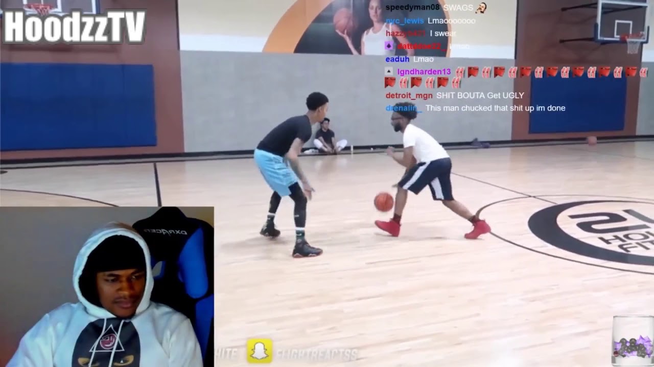 Реакция SoLLUMINATI на баскетбольный матч Flightreacts против AnnoyingTV 1 на 1 в реальной жизни 🏀