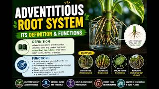 Adventitious Root System | Definition and Functions | Class 11 Biology | NCERT | CBSE + NEET