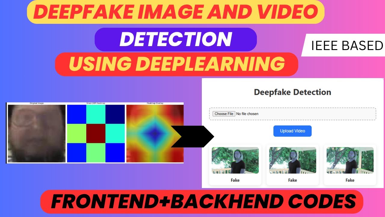 Deepfake detection using Deep learning | Best Deep learning project 2025-2026