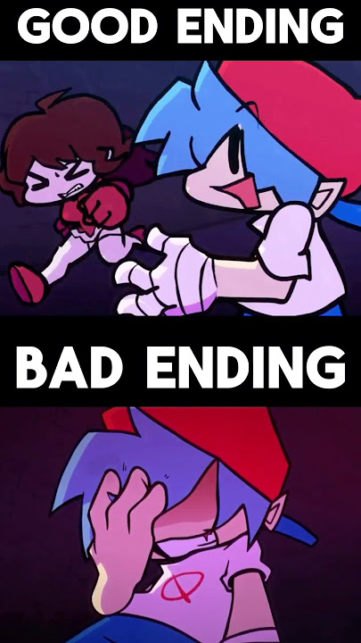 FNF Corruption Bad VS Good Ending Comparison!