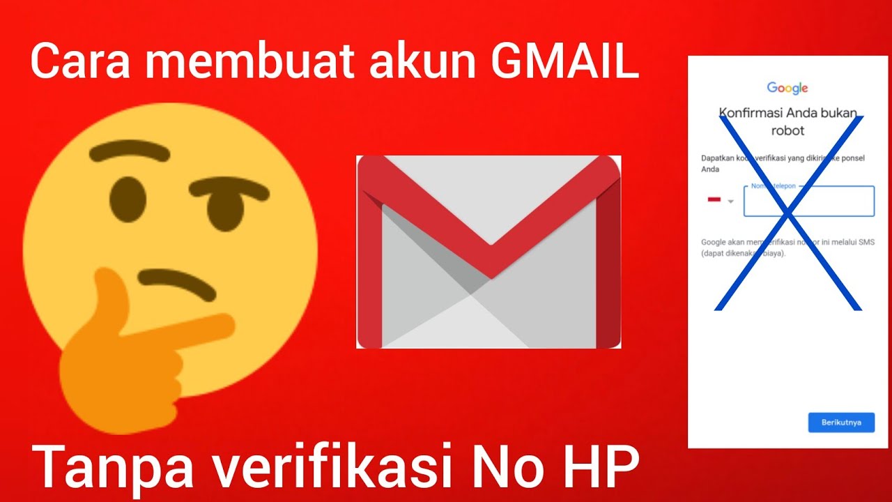 Cara Buat Akun Gmail Tanpa Verifikasi Nomor Hp YouTube Cara buat akun gmail tanpa verifikasi nomor hp youtube