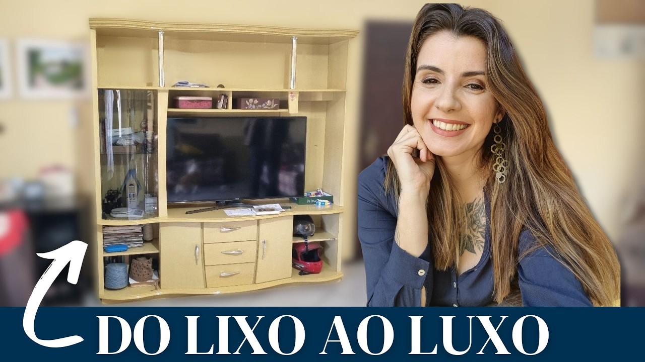 REFORMA de MÓVEL ANTIGO! VEM VER como FICOU INCRÍVEL ! - #dolixoaoluxo #diy