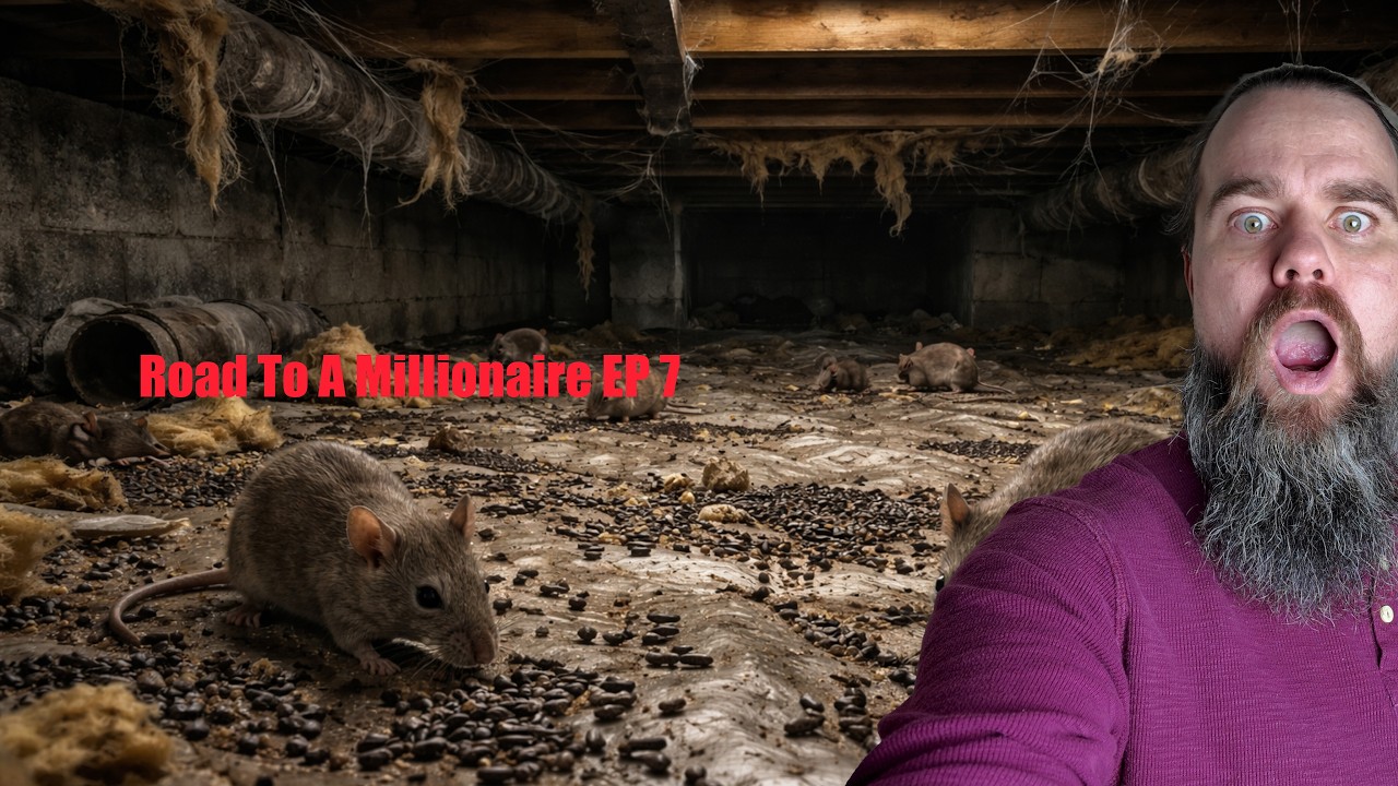 Road To A Millionaire Ep 7: Mice Jobs Everywhere, Crawlspace Crawls & Drone License Prep