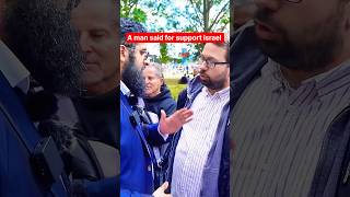 A man said for support israel