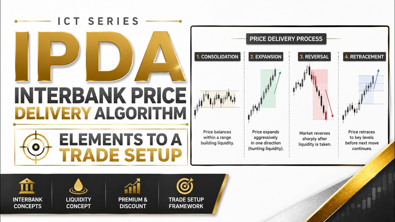 The Algorithm Banks Use to Move Price (IPDA Exposed)