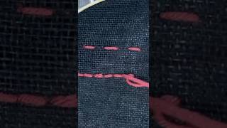 Embroidery 101: Back Stitch