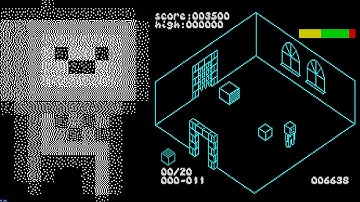 ZX ROBOTS - *NEW* ZX Spectrum 48K 2023 game! Gameplay!