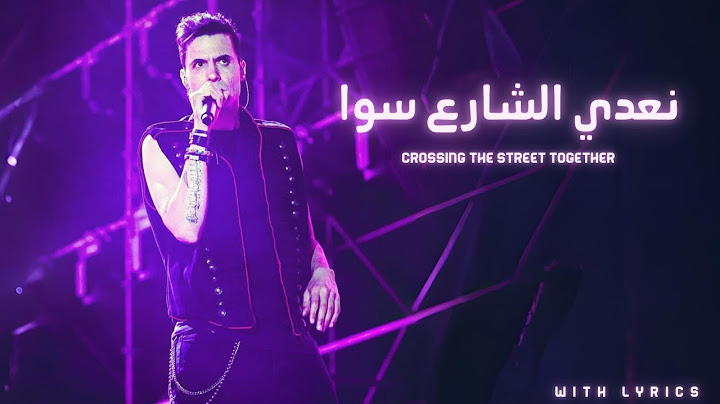 Amir Eid - Crossing the street together - with lyrics (4K)
