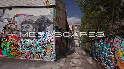 Megascapes - Grafitti Alley - Day Night - Realtime - Unreal Engine 5