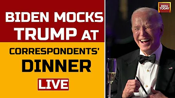 Joe Biden LIVE: Biden Mocks Trump At Correspondents' Dinner | US News LIVE | Donald Trump News