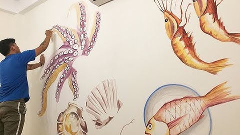Vẽ Tranh Tường tại TPHCM - Tranh Tường 3d cho nhà hàng quán ăn