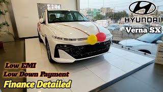 Hyundai Verna SX On Road Price?EMI & Down Payment || Finance Detailed