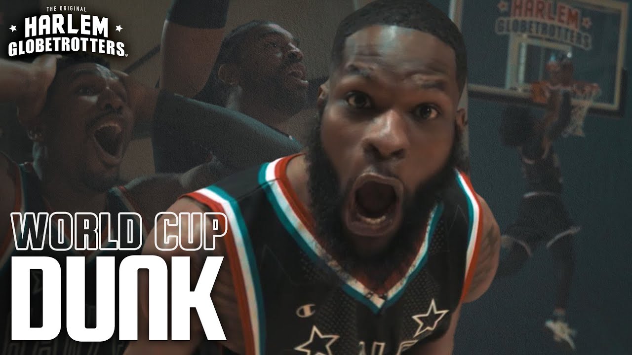 Is This the Greatest Soccer Trickshot Ever? | Harlem Globetrotters
