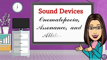 SOUND DEVICES ||English 6|| Teacher Jhaniz