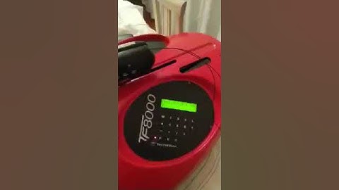 Tecnifibre TF8000 - Testing Calibration