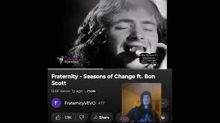 FRATERNITY FT BON SCOTT-SEASONS OF CHANGE  WASN'T EXPECTING THIS 💜🖤  INDEPENDENT ARTIST REACTS