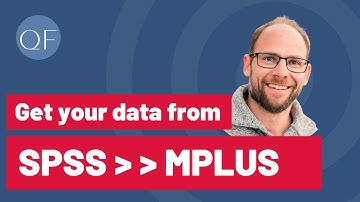 How to import SPSS data into Mplus