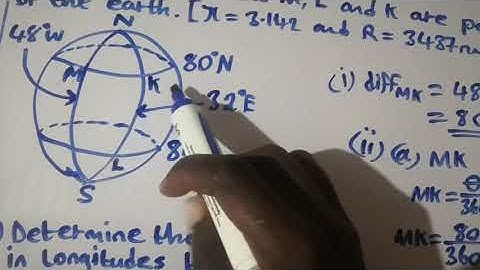 2022 GCE MATHEMATICS P2 ON EARTH GEOMETRY.