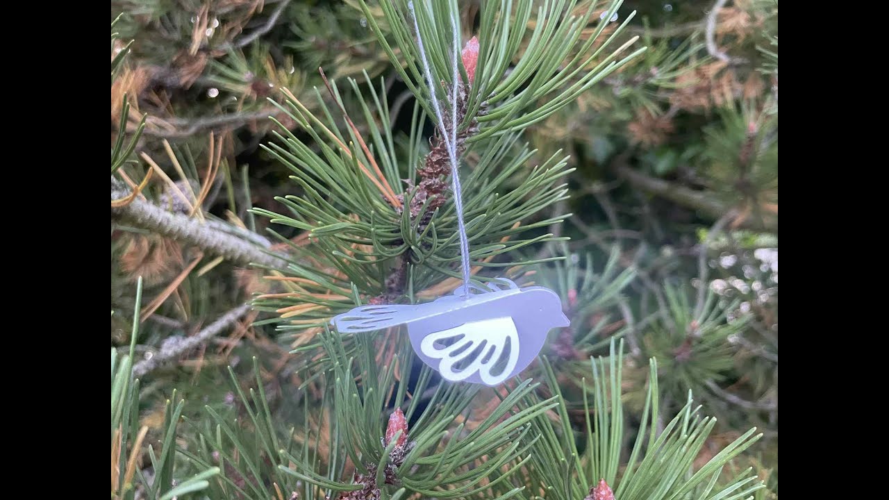 Skønne ophæng med 3D-Fugl fra Gavlhusets Design