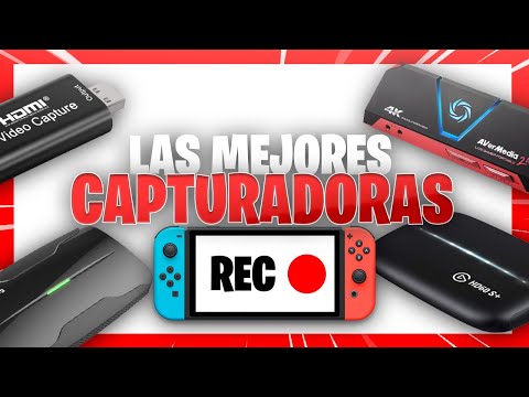 TOP 5 MEJORES CAPTURADORAS para GRABAR 🎥 en NINTENDO SWITCH!! 🔥