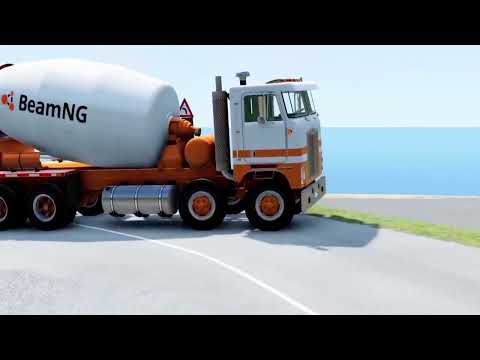 Car vs Stairs  + Fallen Tree Smash  BeamNG Drive #16 #19 #beamngdrive #beamng 