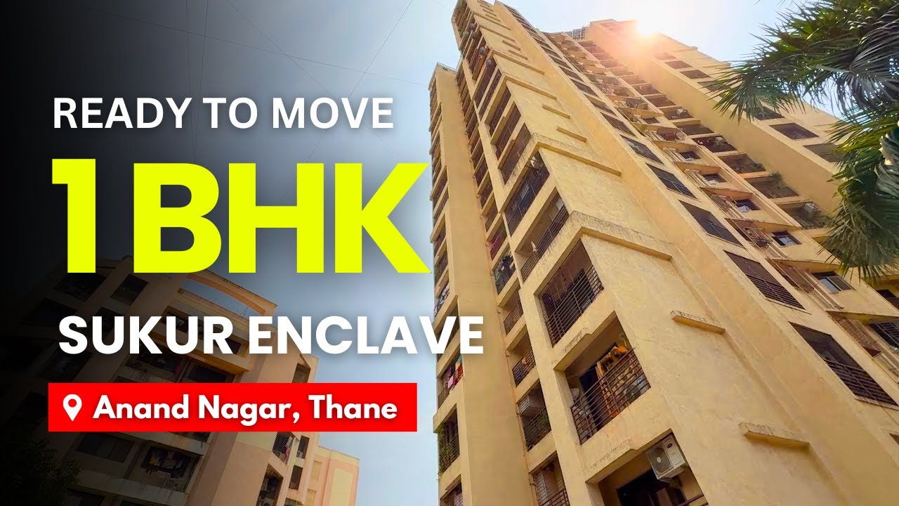 Top Floor 1 BHK with Stunning Views | Sukur Enclave | Anand Nagar, Thane | OC/CC | Easy Connectivity