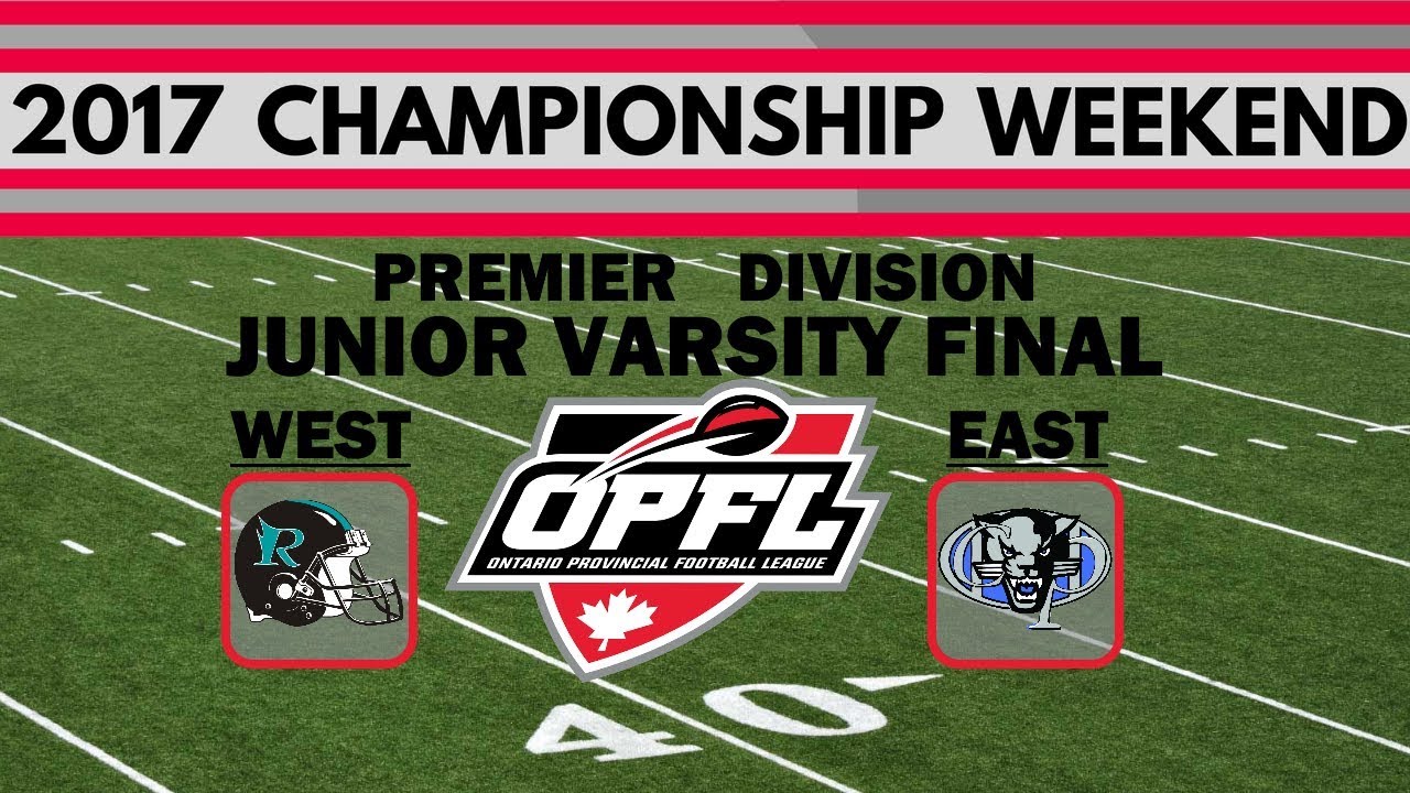2017 OPFL JUNIOR VARSITY CHAMPIONSHIP GAME - Premier (AAA) Division ...