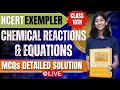 Class 10th Chapter - Chemical Reaction &amp; Equation NCERT Exempler MCQs solution #ncertexemplar