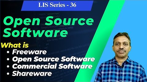 Free/Open Source Software I Freeware IShareware I In Telugu