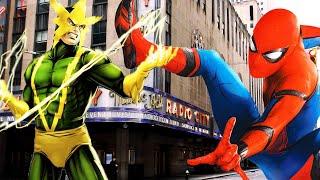 Супергерои ЭЛЕКТРО НАПАКОСТИЛ Володя в Человек Паук на ПС 1 Прохождение Spider Man 2 Enter Electro PS1
