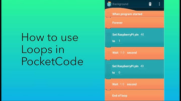 Google Code-In || How to use loops in PocketCode ||