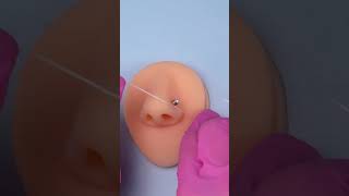Effortless Piercing with This Simple Trick! 😍👃 #Hack #Short