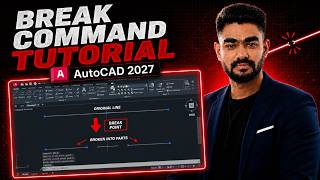 AutoCAD Beginner Course | Break Command Explained AutoCAD Tutorial