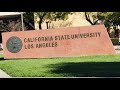 Walking Driving Tour of Cal State LA｜Olympic Mural｜Luckman Theatre｜NASA SPACE Lab｜Confucius Statue