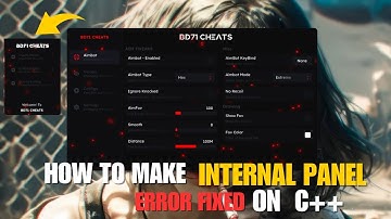 How To Make C++ Panel 🎯 for Free Fire Easy | Part 1 | C++ Basic To Advance Series 👺