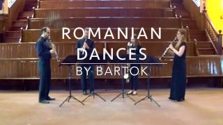 Romanian Dances - Bute Clarinet Quartet