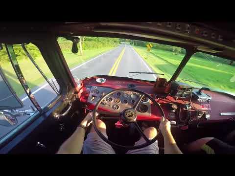 Driving a Fire Engine for the first time 1982 Hahn Pumper Truck