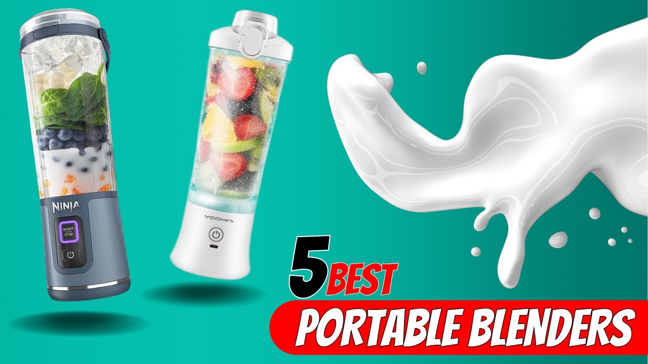 🥤🔋 Top 5 Best Portable Blenders 2026 – Smoothies Anywhere, Travel Ready & USB Rechargeable!