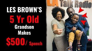 Les Brown's 5 Year Old Grandson is Already Making $500 a Speech