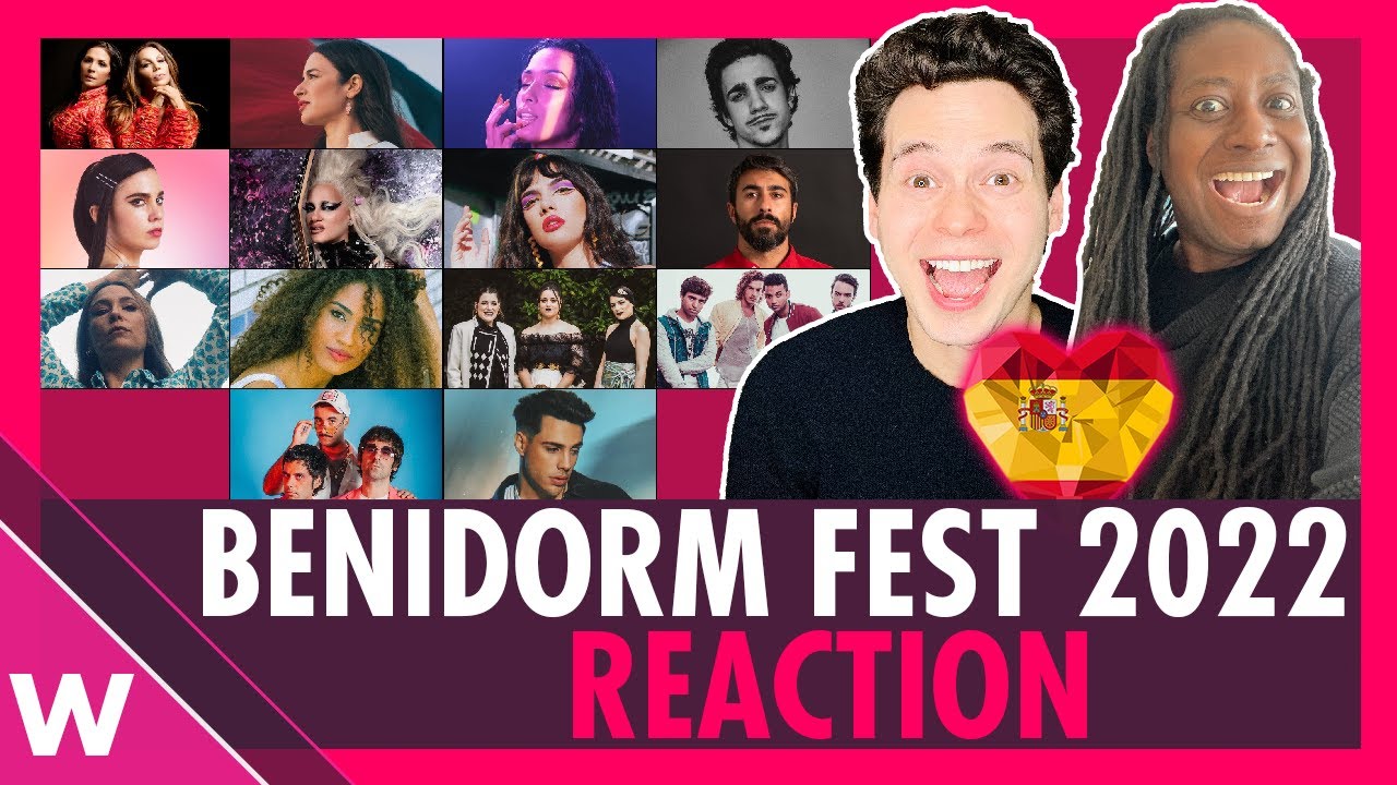 Benidorm Fest Reaction to all 14 songs in Spain Eurovision 2022