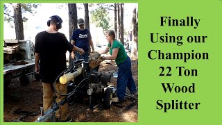 Replace the Carburetor on a  Champion 22 Ton Log Splitter Model # 922070