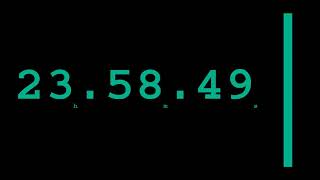 Silent 24 hours countdown timer