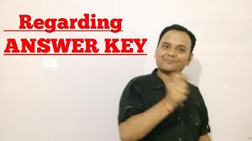 Regarding Answer Key | CSIR NET\JRF JUNE 2019 | MUST WATCH | NET MATHS