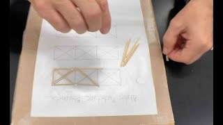 How to construct your toothpick water tower