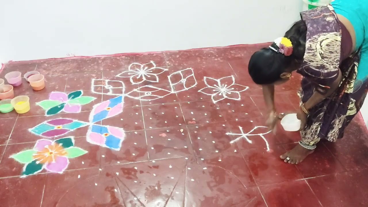 🌺🌼 fullvideodaily#Munieswari-7#நட்சத்திரstar#designs#15#8#ஊடுபுள்ளிkolam#videos#muggulu #