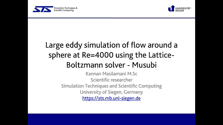 Large eddy simulation of flow around the sphere at Re=4000