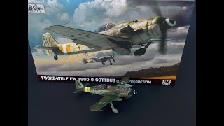 Focke Wulf Fw 190D9 early Cottbus [IBG Models] Engine cowling open. Build and final reveal