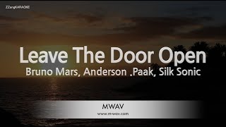 Bruno Mars, Anderson .Paak, Silk Sonic-Leave The Door Open (Karaoke Version)